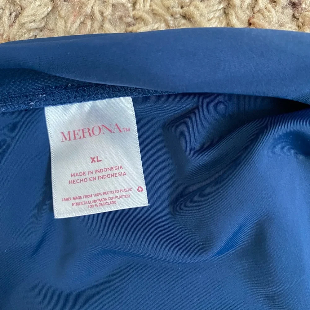 Women’s Merona Blue Swim Bottoms size XL